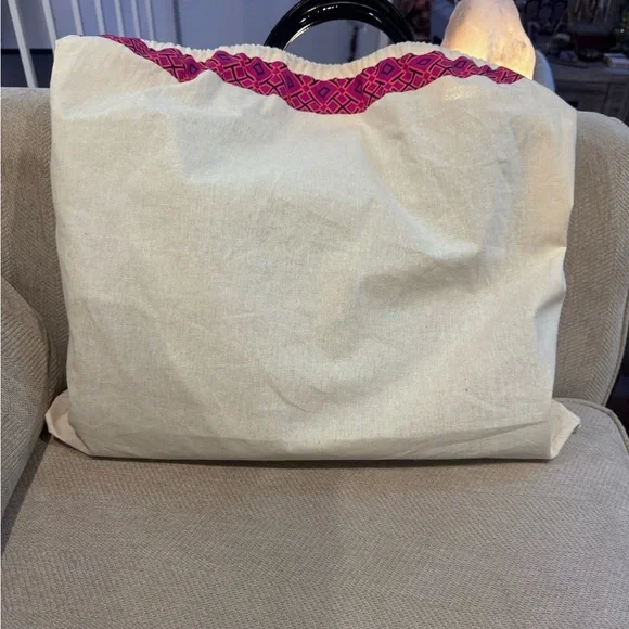 Tory Burch Black Tote with Glossy Logo - Picture 13 of 13